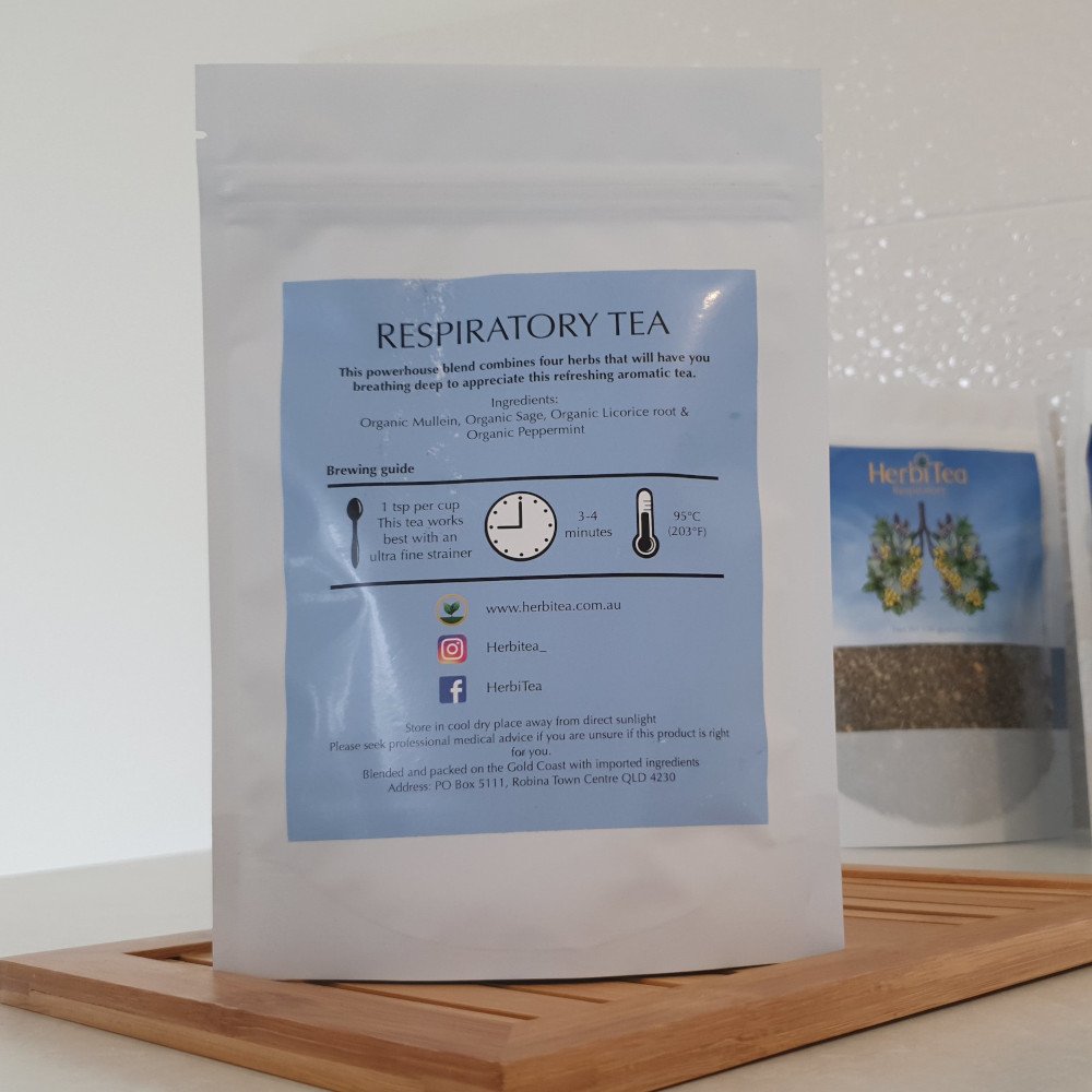 HerbiTea Respiratory Tea Rear 50g